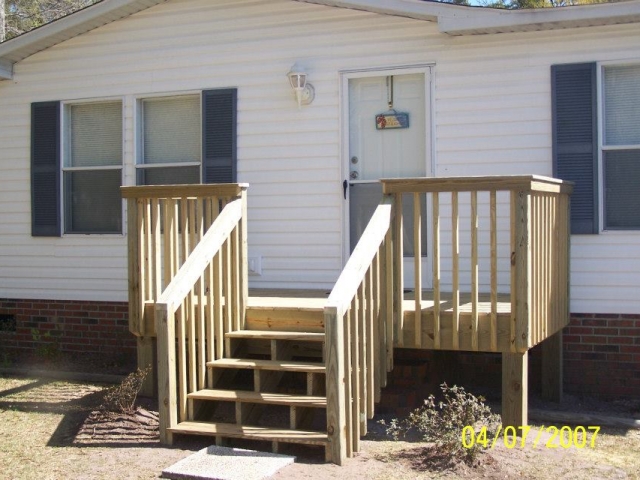 Small Entry Deck Construction